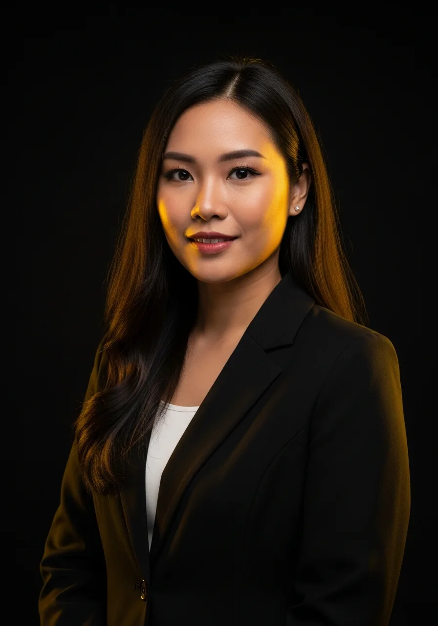 Portrait of Mei, Lead Intake AI specialist on the Eve CXO team